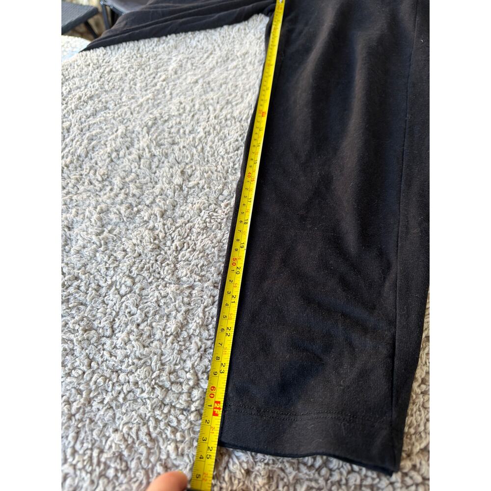 Eileen Fisher Pull On Pants Womens Petite XS Black Straight High Rise Pockets - Picture 5 of 6